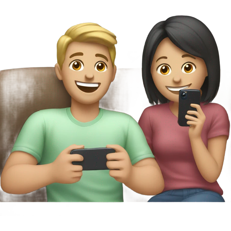 On facetime call with girlfriend  emoji