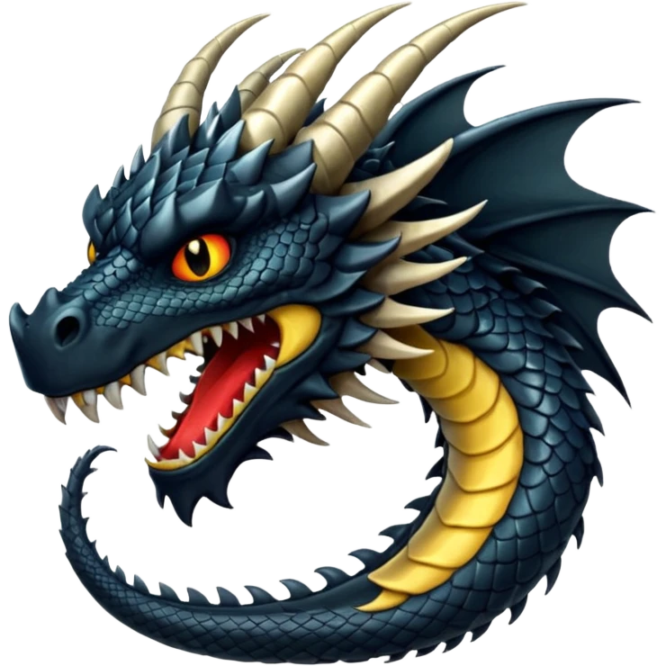 black dragon emoji