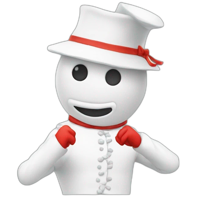 Bonhomme dab emoji