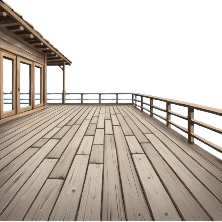 Wooden terrace emoji