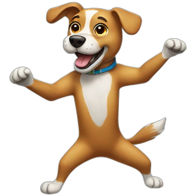 dancing dog  emoji