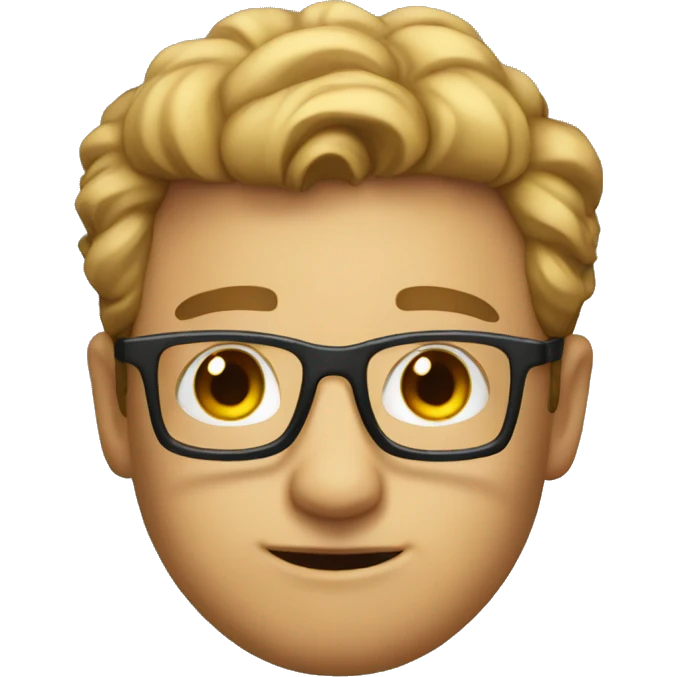 Dan the nerd developer emoji