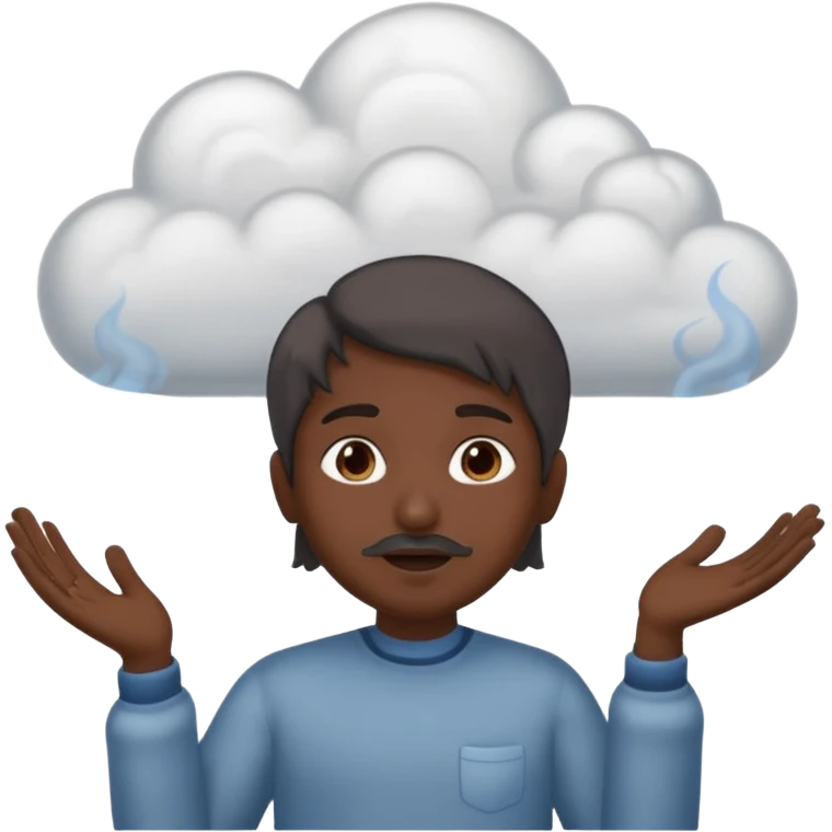 indian communication with smoke emoji