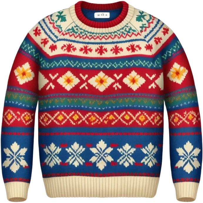 norwegian marius knit sweater emoji