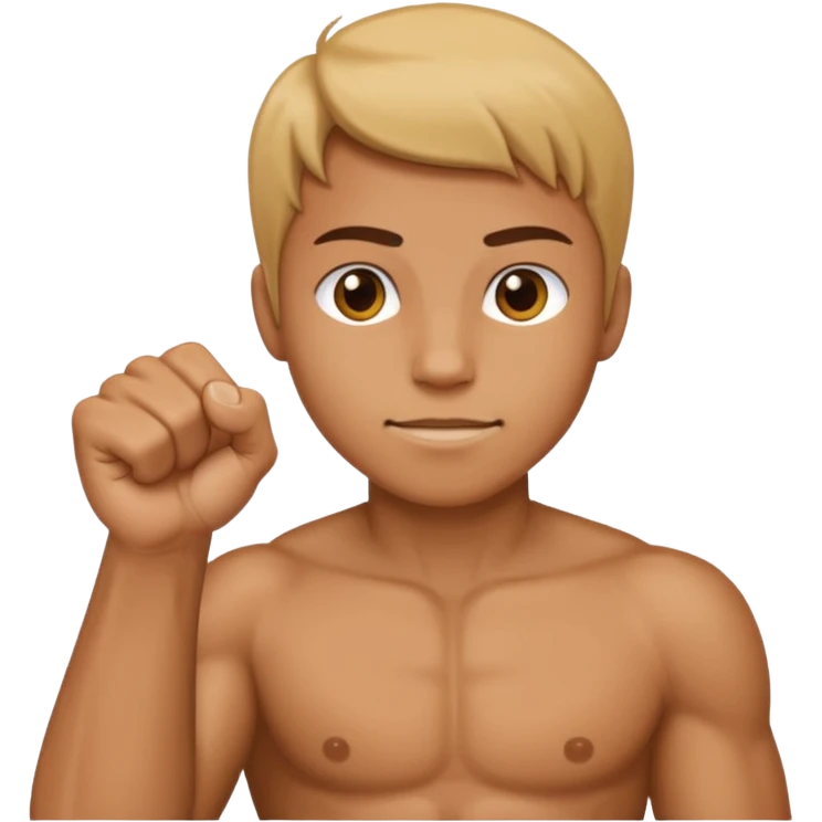 right fist in left palm emoji