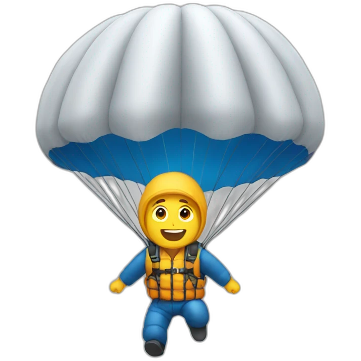 parachute guy emoji