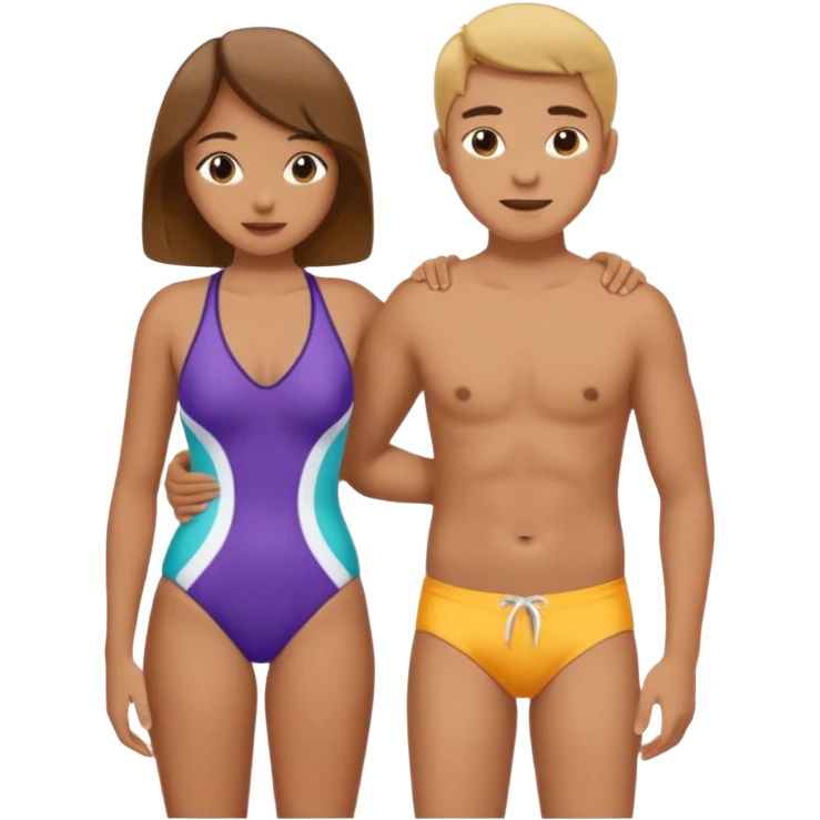 Someone putting there hand in a persons butt emoji