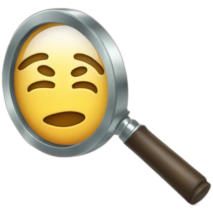 Magnifying glass emoji