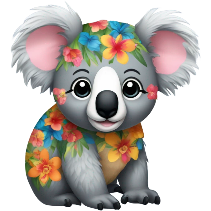 Koala in a dress emoji