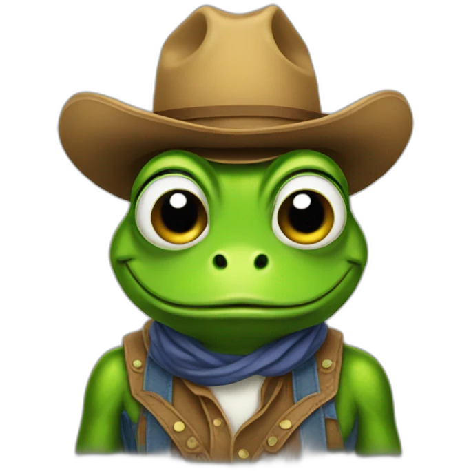 frog cowboy lgbt emoji