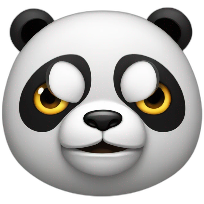 Scary Panda emoji