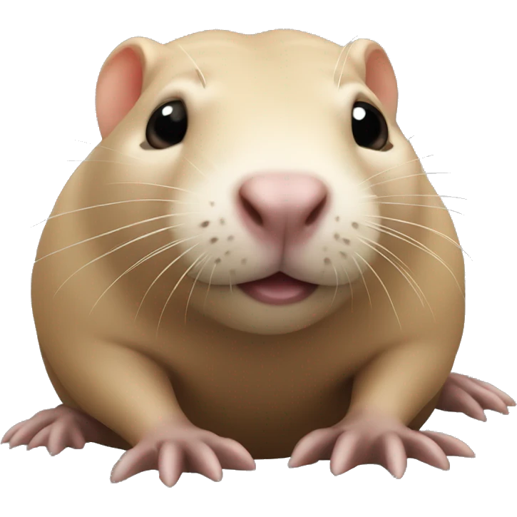 Mole rat emoji