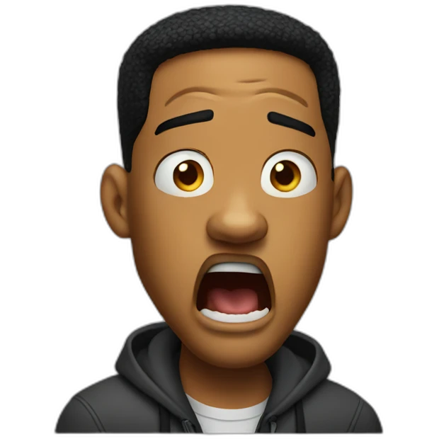 will smith head shocked emoji