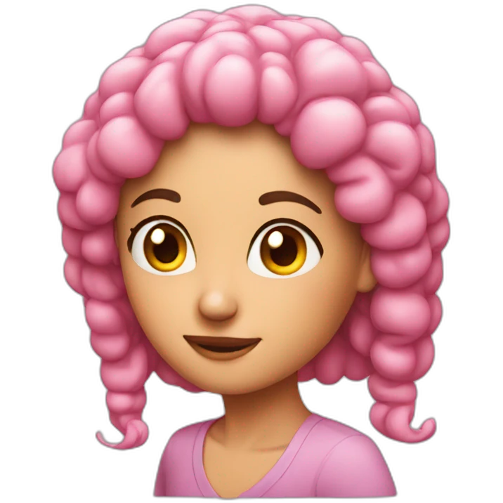 Nadine the brain emoji