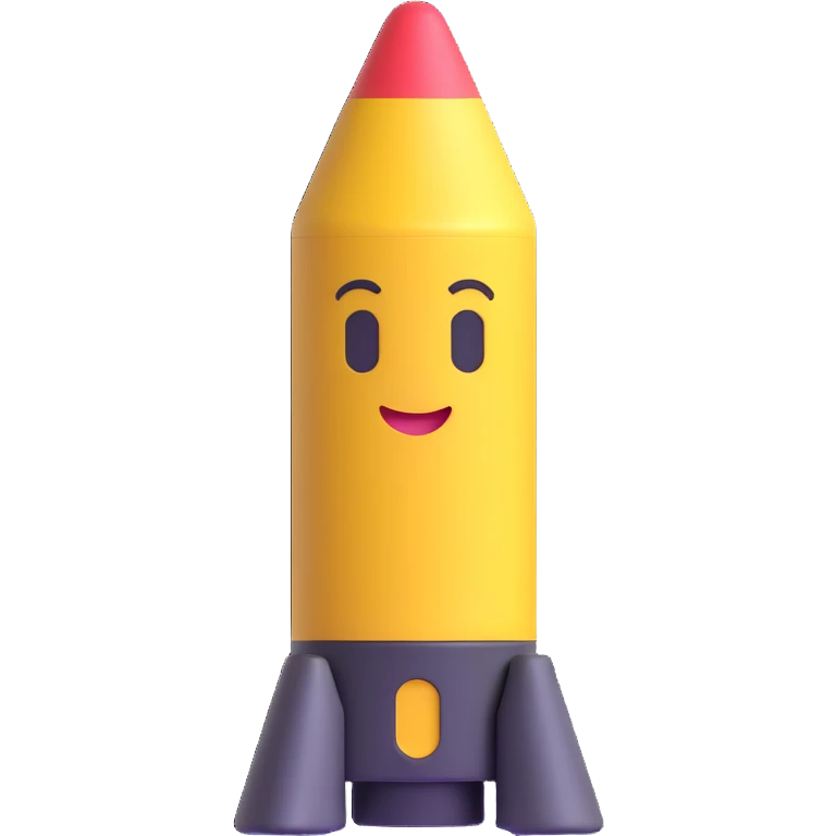missile battery, 3D emoji style emoji