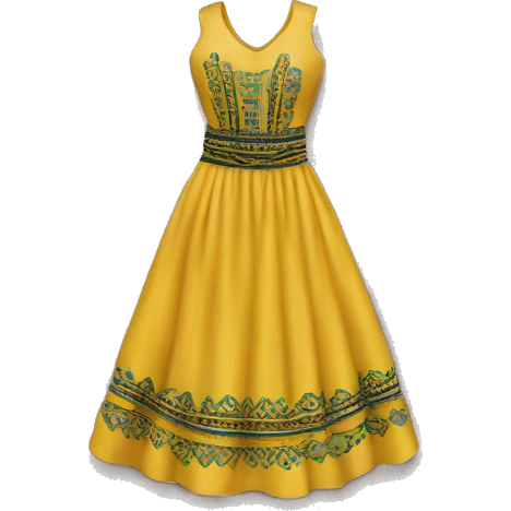 Tatreez dress emoji
