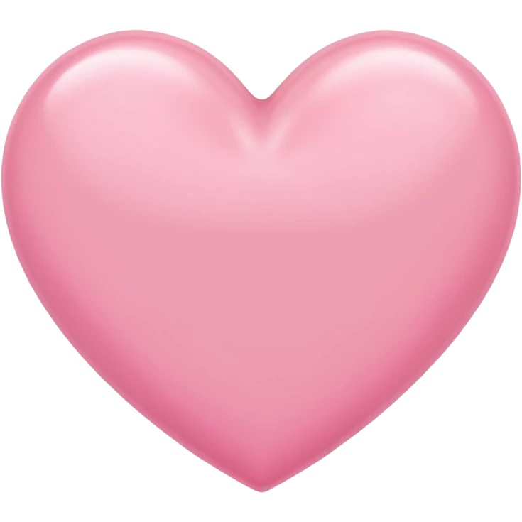 Baby Pink heart  emoji