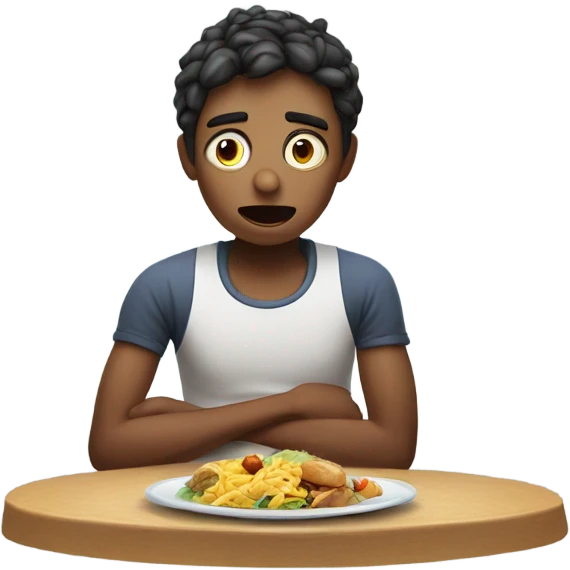Hungry person emoji