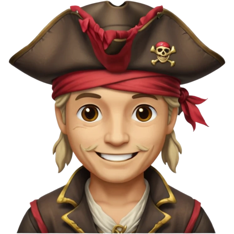 pirate and parrot emoji