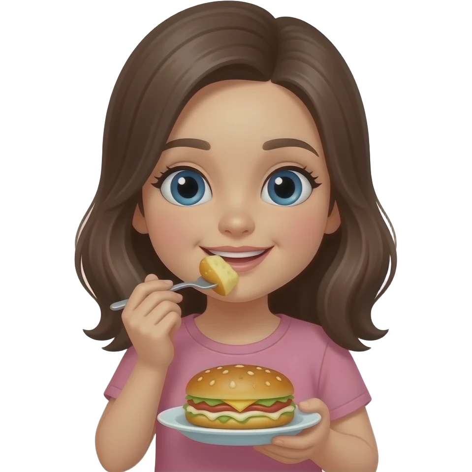 Une meuf qui mange une voiture emoji