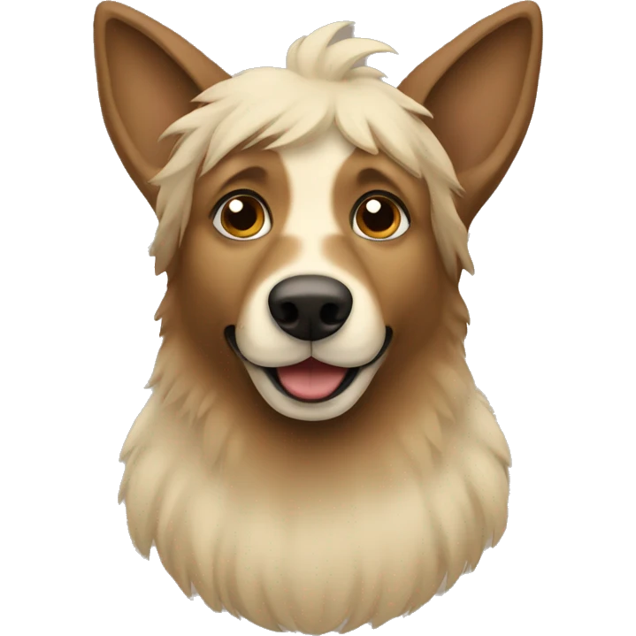 beige shepherd emoji