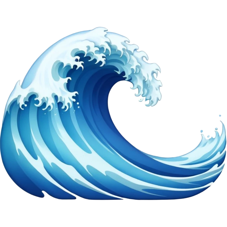 Ocean wave emoji
