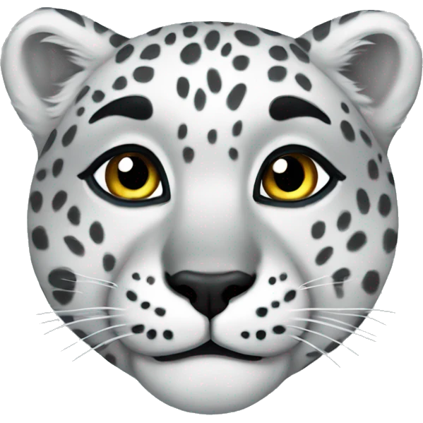 Snow leopard emoji
