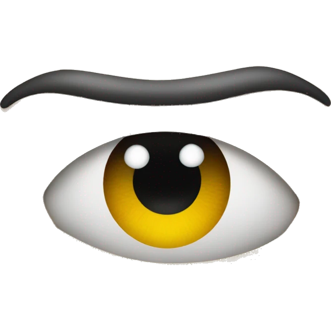 An eye and an eyebrow  emoji