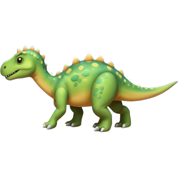 small herbivorous celestial dinosaur that walks on all fours with a short neck emoji