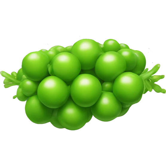Wasabi peas emoji