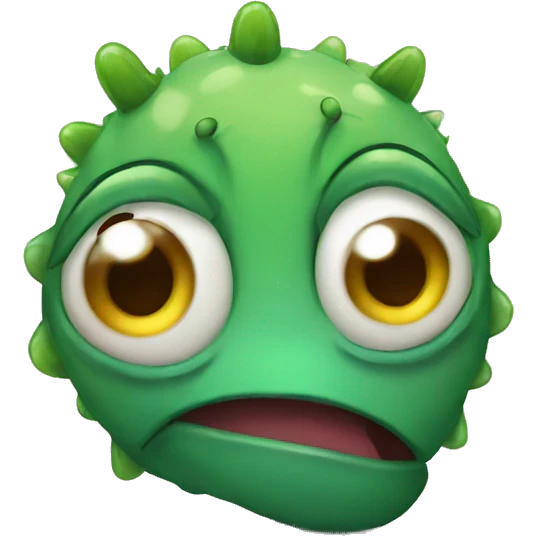 crying catterpillar emoji