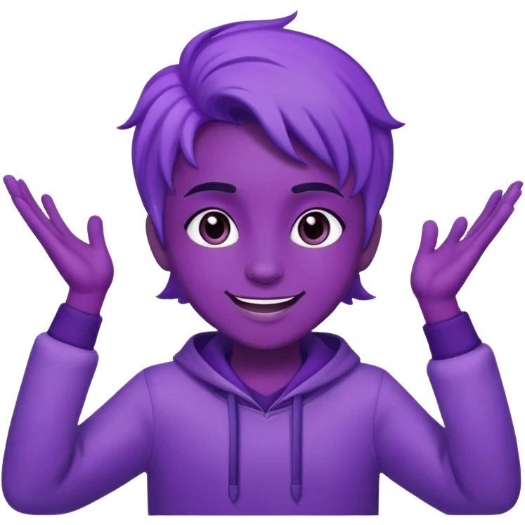 Happy purple day  emoji