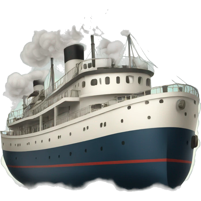 Steamship emoji