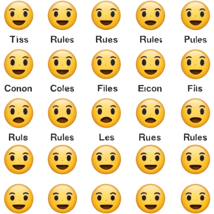 regole emoji