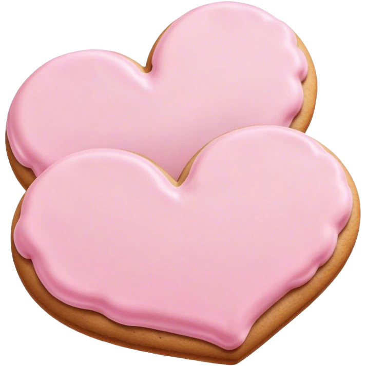 Cookie heart twins  emoji