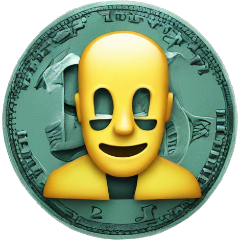 Cyber dollar symbol  emoji