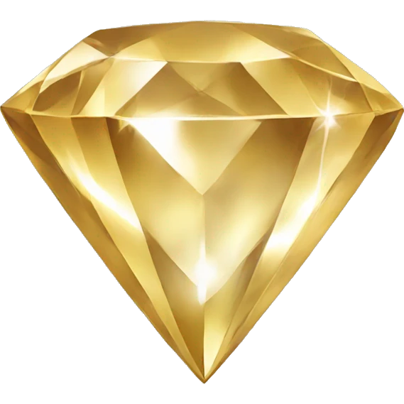 gold diamond emoji