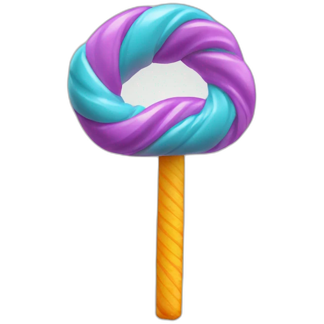 Small piece of candy wrapped in plastic or wax paper with twists on its ends emoji