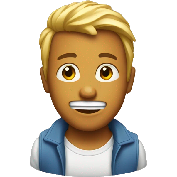 Smirk with one side of the mouth raised emoji