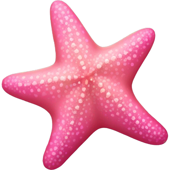 pink starfish emoji