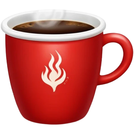 coffee in a red cup emoji