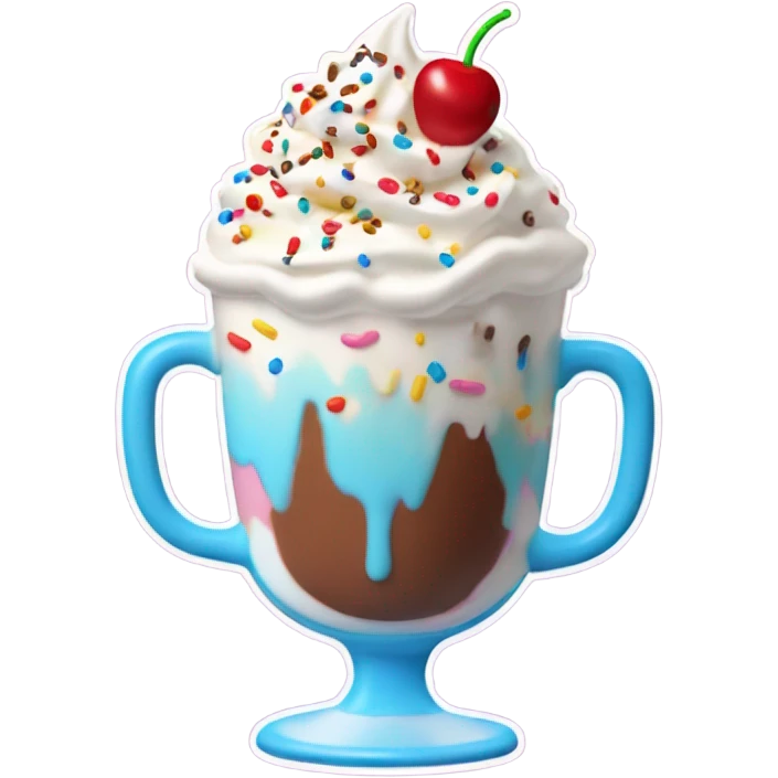 the birthday milkshake emoji