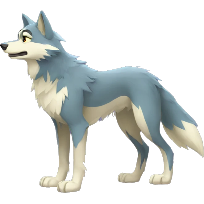 Animal-Jam-Wolf full body emoji