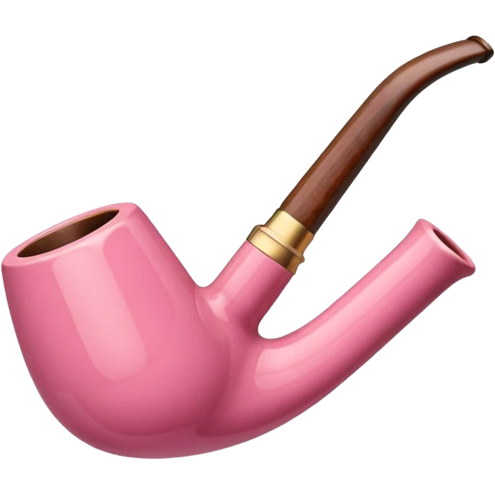 pink smoking pipe emoji
