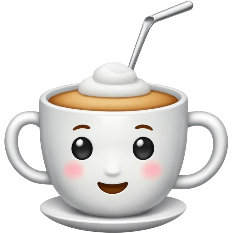 Cup of white sugar emoji