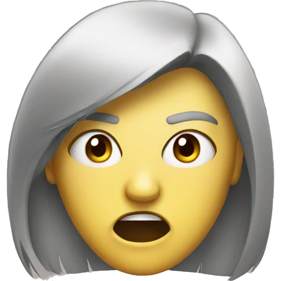 woman angry guy mask emoji