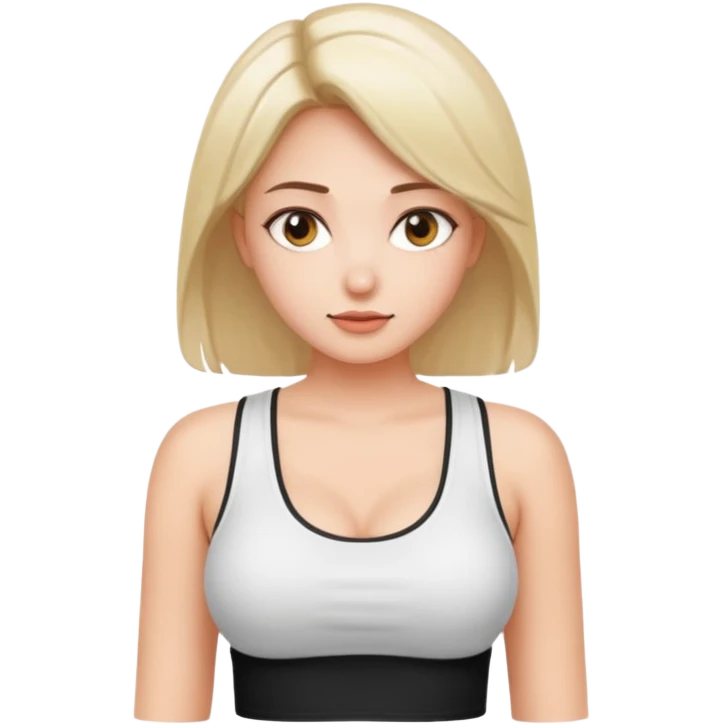 naked girl with big boobs emoji