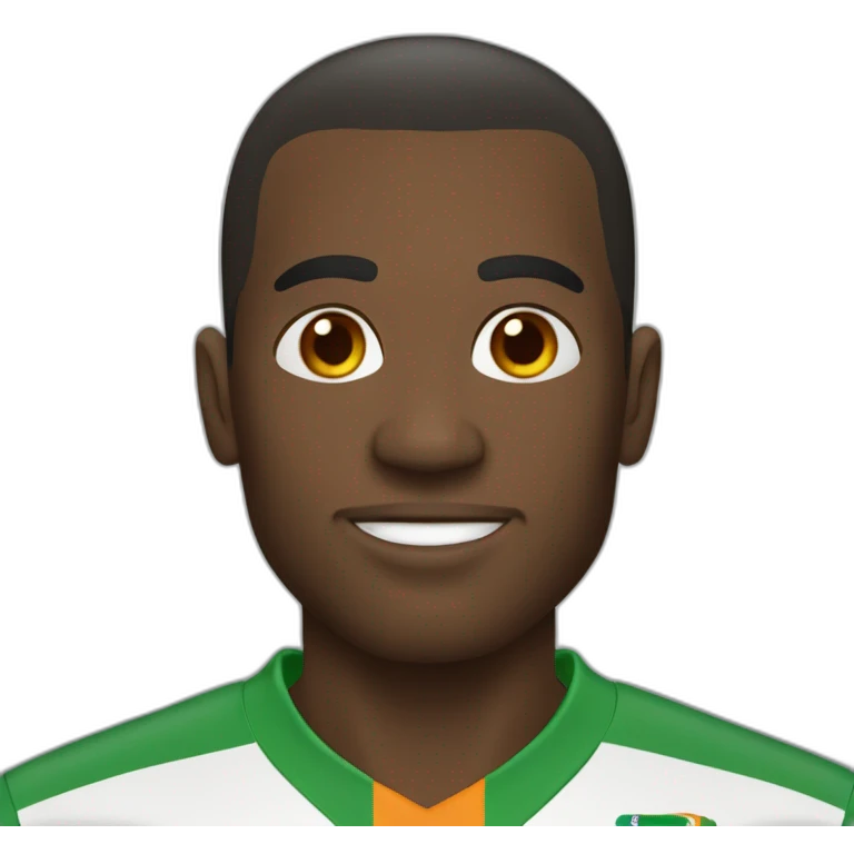 Jouer de foot ivoirien  emoji