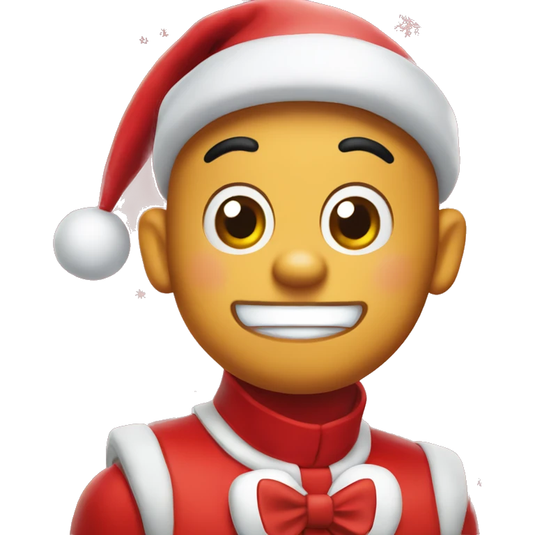 Jollibee in Christmas  emoji