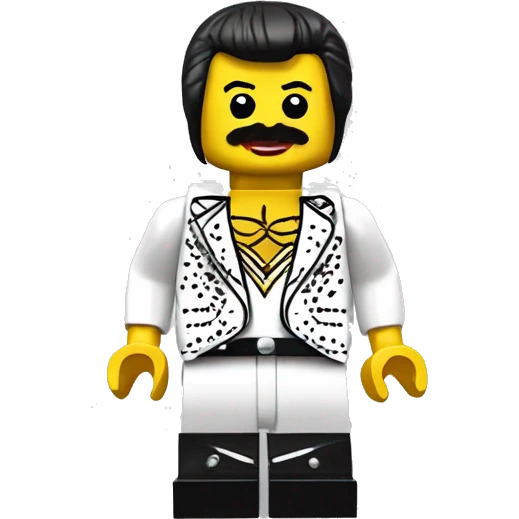 FREDDIE MERCURY lego full body emoji